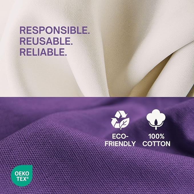 Cotton Canvas Tote Bag with an External Pocket & Top-Zipper Closure For - Gym, Beach, DIY, Work, Travel, Shopping