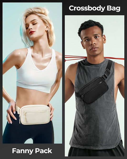 CHOLISS Small Sling Bag for Women and Men, Crossbody Bags Trendy Fanny Packs Chest Bag with Extended Strap