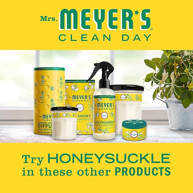 MRS. MEYER'S CLEAN DAY Room Freshener - Honeysuckle (8 Fl Oz (Pack of 3))