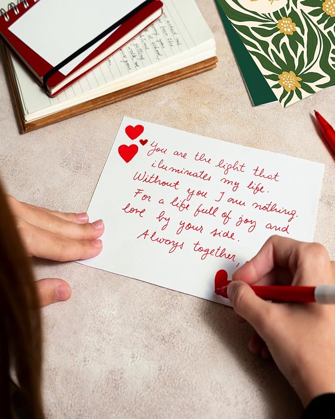 qiqee Color Contrast Flower Thank You Cards Greeting Gift Cards for Handwritten Messages 4x6 Inch 6 Design Birthday Thank You Notes (24pcs +24pcs Envelopes)