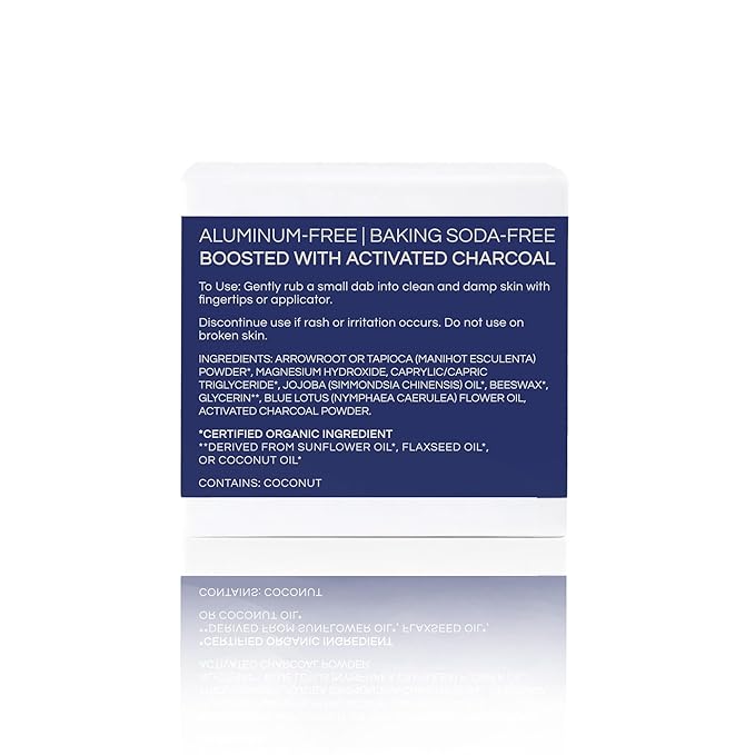 Little Seed Farm All Natural Deodorant Cream, Aluminum Free Deodorant for Women or Men - Blue Lotus, Net Wt. 2.4oz | 68g