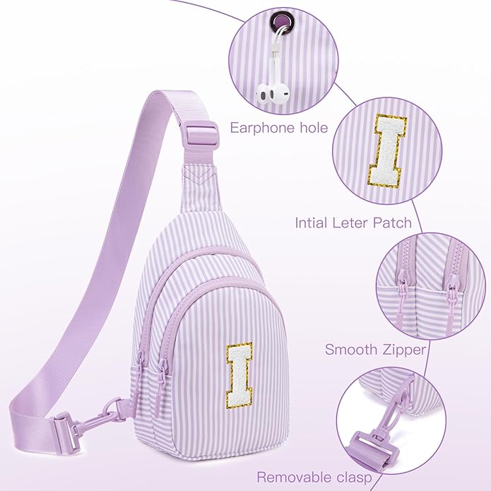 Gifts for 8 9 10 11 12 Year Old Girls Sling Bag Crossbody Bags Fanny Pack for Teen Girls Personalized Gifts for Women