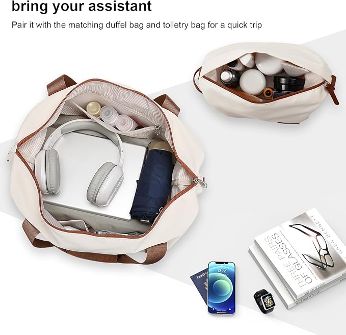 Joyway Carry On Luggage 20 Inch Expandable Suitcase with Spinner Wheel, 3 Piece Hard Shell Luggage Set with TSA Lock(White)