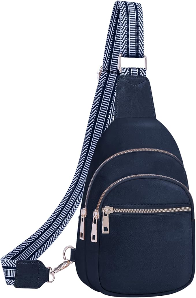 Small Leather Sling Bags for Women Fashion Crossbody Backpack Purse Sling Crossbody Bags