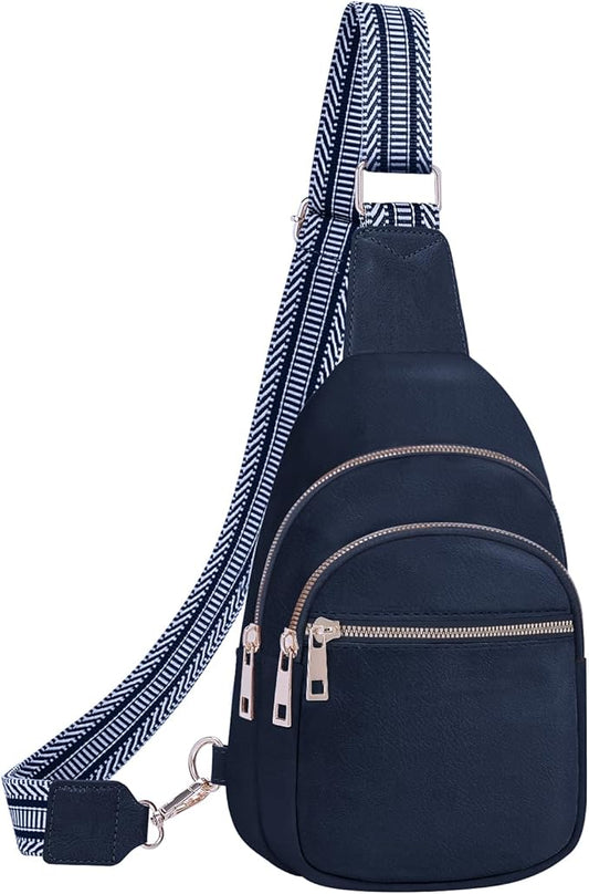 Small Leather Sling Bags for Women Fashion Crossbody Backpack Purse Sling Crossbody Bags