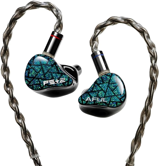 HiFiGo AFUL Performer 5+2 / Performer 7 IEMs, 2DD+4BA+1 Micro Planar Unit in-Ear Monitor Earphones with 3D Printed Acoustic Tube Structure (4.4mm)