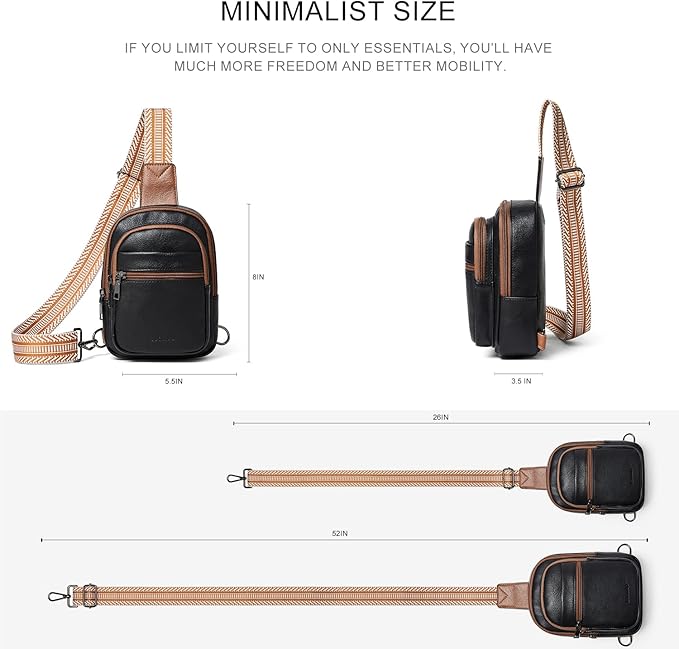 3L SMALL Sling Bag Fanny Packs For Women Men Mini Crossbody Chest Belt Travel Bag Purse Handbag Faux Leather Fashion Cute Light Grey