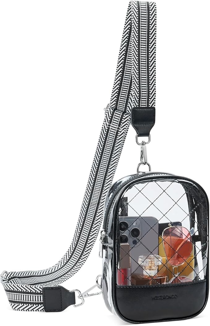 WESTBRONCO Small Sling Bag for Women Nylon Crossbody Sling Backpck Lightweight for Travel Casual Daily