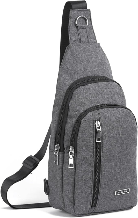 Seoky Rop Small Sling Bag Crossbody for Men Women One Strap Shoulder Cross Body Bag Sling Backpack for Travel