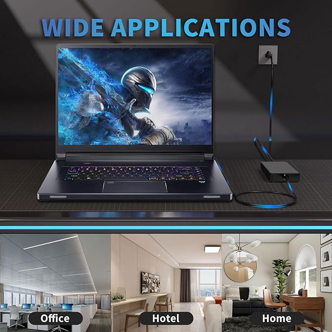 330W Laptop Charger for Acer Predator Helios 16 18 15 Series, PH18-71, PH18-71-94F1, PH18-71-76B3, PH18-71-940Q, Compatible with Acer Predator Triton Gaming Laptop Power Supply Adapter Cord