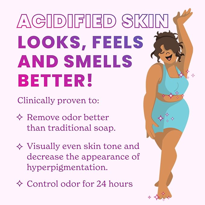 Lume Acidified Body Wash - 24 Hour Odor Control - Removes Odor Better than Soap - Moisturizing Formula - Formulated Without SLS or Parabens - OB/GYN Developed - 8.5 ounce (Clean Tangerine)