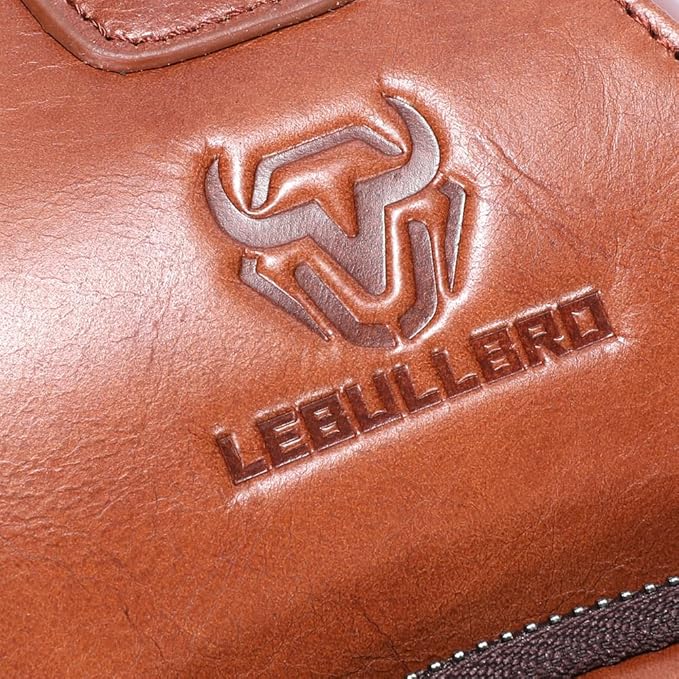 Sling Bag for Men Genuine Leather Chest Bag Crossbody Backpack Travel Hiking Outdoor Sports