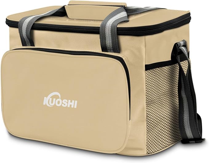 Insulated Lunch Bag for Men & Women-14L Leakproof Cooler Bag with Adjustable Strap, Large Reusable Lunch Box for Office, Beach, Picnic & Travel