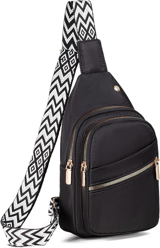 EVANCARY Small Sling Bag for Women Men, Sling Backpack Chest Daypack Crossbody Bag for Travel Outdoor Hiking