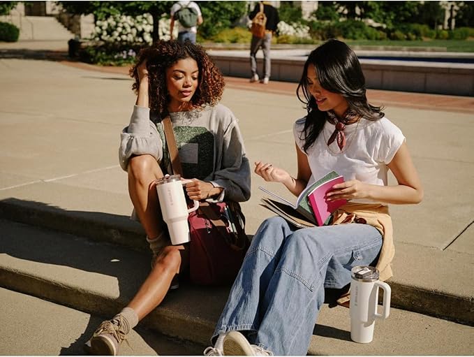 STANLEY Quencher ProTour Flip Straw Tumbler with Leakproof Lid | Built-In Straw & Handle | Cupholder Compatible for Travel | Insulated Stainless Steel Cup | BPA-Free