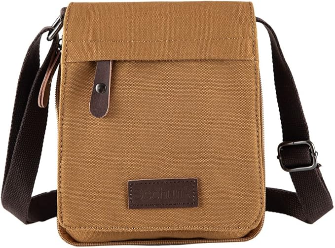 Sechunk Vintage Canvas Messenger Cross body bag Shoulder bag