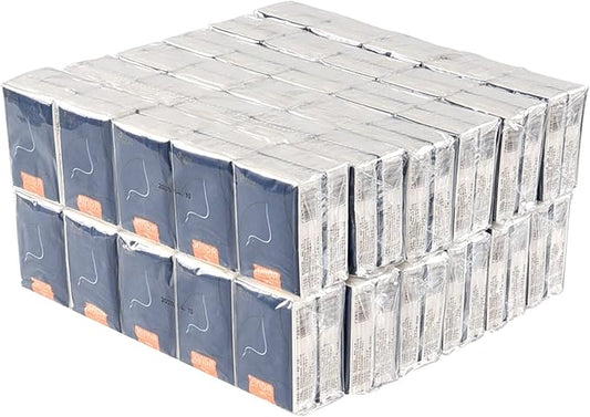 Jekiyo 4-ply Mini Pocket Facial Tissue, Travel Size Pocket Tissues, 120 Packs