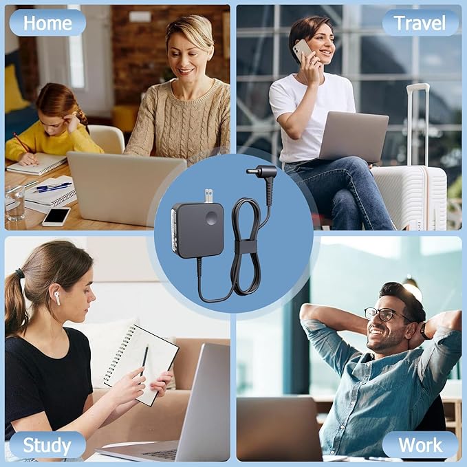 65W Round tip Charger for Lenovo V14 V15 V17 G2 G3 G4 abp ada itl iil Series Laptop for Lenovo Ideapad 1 3 5 110 110s 310 320 330 330s s340 Yoga 710 720 510 520 330 ADLX65CCGU2A Adapter Power Cord