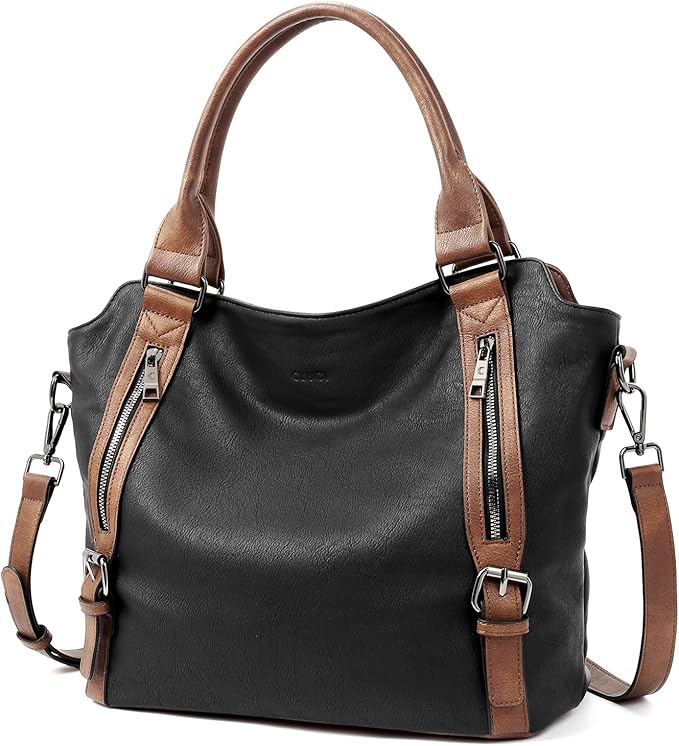 CLUCI Purses for Women Vegan Leather Handbags Tote Purse Shoulder Bag Large Ladies Hobo Bags