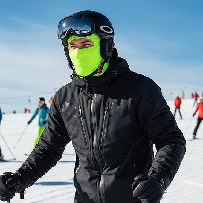 Balaclava Ski Mask 3 Pieces Full Face Cover for Men and Women Breathable Windproof Balaclava Face Mask for Skiing & Snowboard
