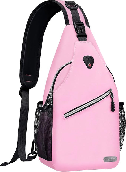 MOSISO Sling Backpack, Multipurpose Crossbody Shoulder Bag Travel Hiking Daypack