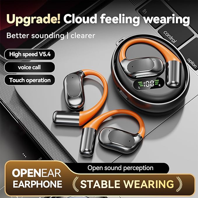 Translation Earbuds Real Time - 144 Language Ai Translator Earbuds, 3 in 1 Wireless Bluetooth Headphones Translator Device for iOS and Android, Simultaneous Wireless Bluetooth Translation, Black