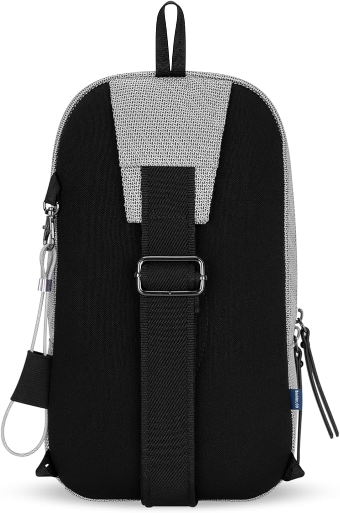 Sherpani Metro, Anti Theft Sling Bag, Sling Backpack, 5L Travel Bag, Shoulder Chest Purse, Crossbody Backpack for Women, Metal Hardware, Travel Gift (Sterling)