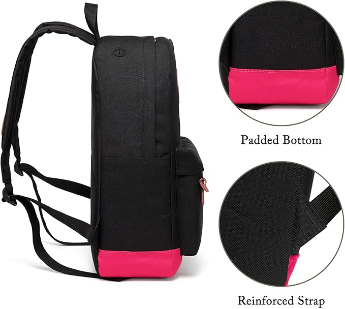 Backpack for Men Women,VASCHY Classic Water-resistant Lightweight Travel School Backpack Casual Daypack