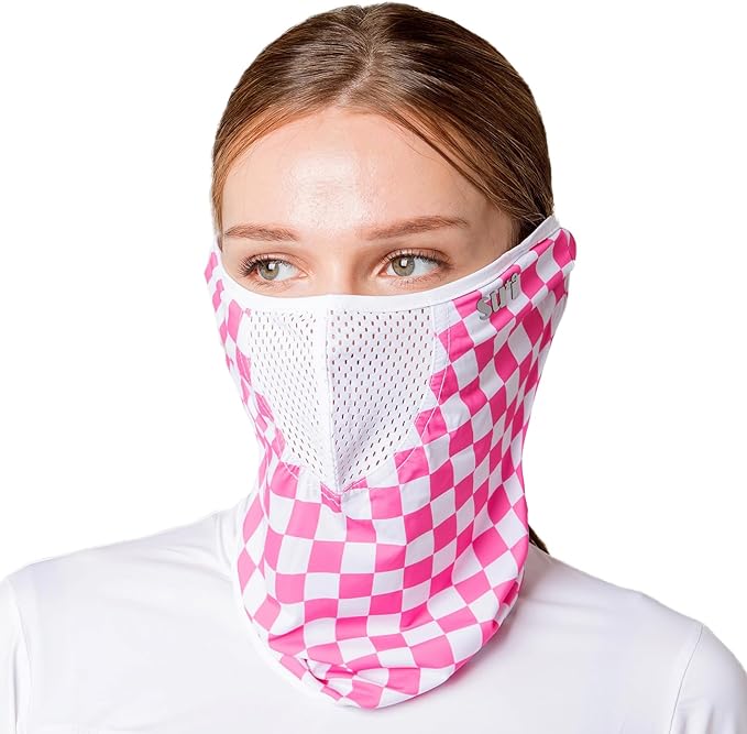 KOREA (Type A) UV Sun Protection Balaclava Half Face Mask - For Golf, Hiking, Running, Cycling & Outdoor Sports
