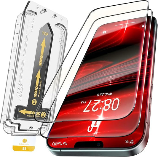 TEMPRTEK+ 2 Pack for iPhone 14 Pro Max Screen Protector Privacy 9H Military Grade Scratch Fingerprint Resistance Anti-Glare Shatterproof Tempered Glass Anti-Spy Easy Installation Bubble Free