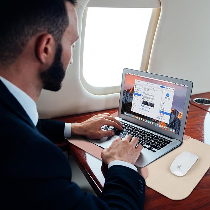 Allinside 15-16 inch Laptop Sleeve Case Compatible with MacBook Air 15 2023-2025/MacBook Pro 16 2021-2024, Waterproof PU Leather Laptop Sleeve Bag Protective Vertical Case Cover, Pink