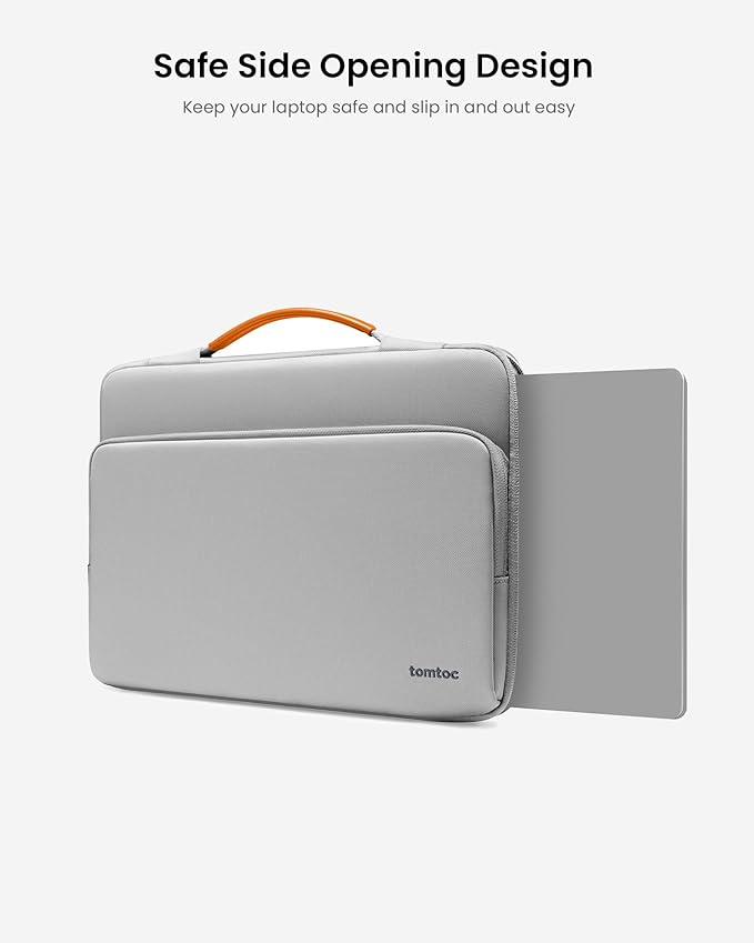 tomtoc 360 Protective Laptop Carrying Case for 14-inch MacBook Pro M4/M3/M2/M1 Pro/Max 2024-2021, 12.9-13 Inch iPad Pro/Air, Water-Resistant MacBook Accessory Bag Sleeve