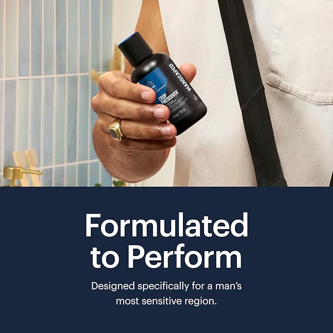 MANSCAPED® The Crop Preserver®, Men's Ball Deodorant Lotion, Male Care Hygiene Moisturizer, Anti-Chafing Groin Protection with Cooling Aloe Vera, Persevere® Scent, 4oz