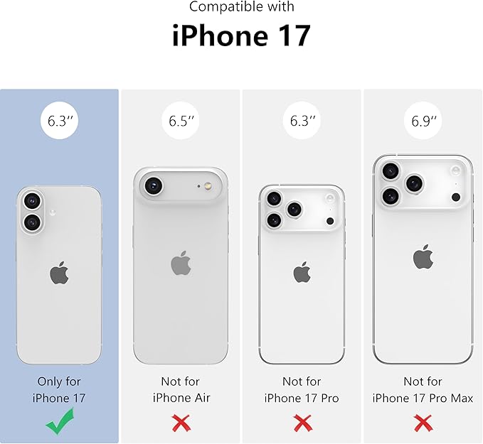 ZTOFERA for iPhone 17 Magnetic Case Compatible with Magsafe,Aesthetic Floral Pattern Design Cute for Girl Women,Anti-Drop Protective Hard Phone Cover for iPhone 17-Lavender