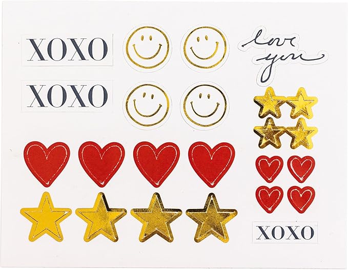 Sugar Paper Camp Notes Set, 12 Prompted Notes with Envelopes and Decorative Stickers, 6.25" x 2" x 5" Storage Box with Dividers, Letters From Camp