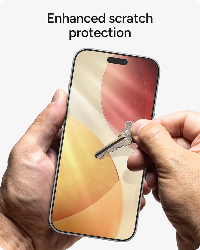 ZAGG Glass Elite Screen Protector for iPhone 17 Pro Max - 5X Stronger Tempered Glass, ClearPrint Technology for Smudge Free Clarity, Smooth Feel, Full Coverage, InvisibleShield, Easy Two-Step Installation
