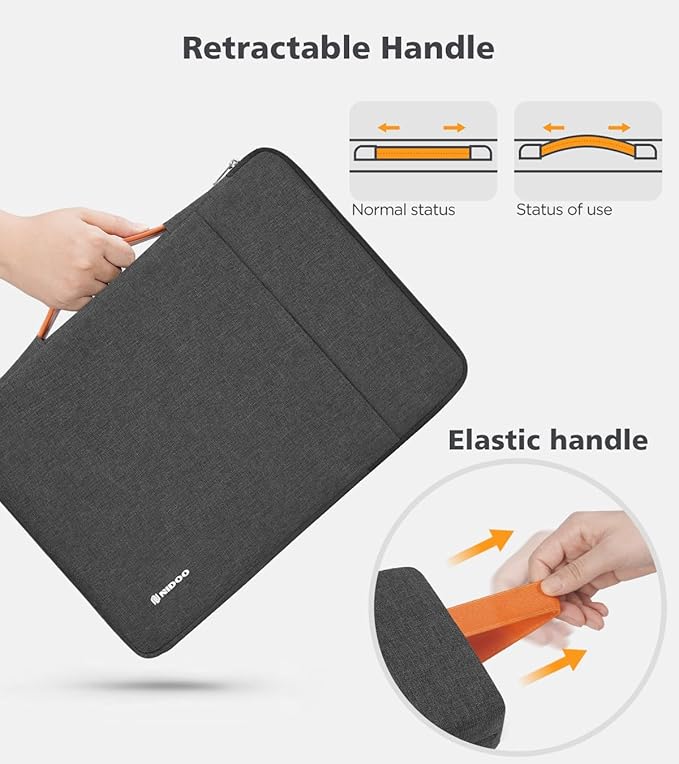 NIDOO 15.6 inch Laptop Sleeve Case Computer Bag for 15.6" Lenovo Legion 5 / IdeaPad Gaming 3i / ThinkPad T15 P15s E15 / 16" Legion 7 / Legion 5 Pro/Yoga 7i / HP Spectre x360 / Galaxy Book3 Acer Dell