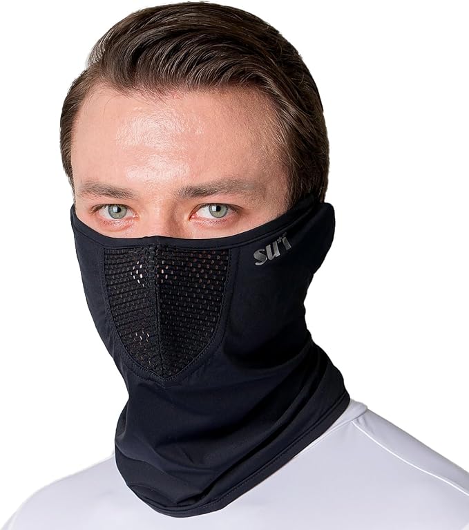 KOREA (Type A) UV Sun Protection Balaclava Half Face Mask - For Golf, Hiking, Running, Cycling & Outdoor Sports