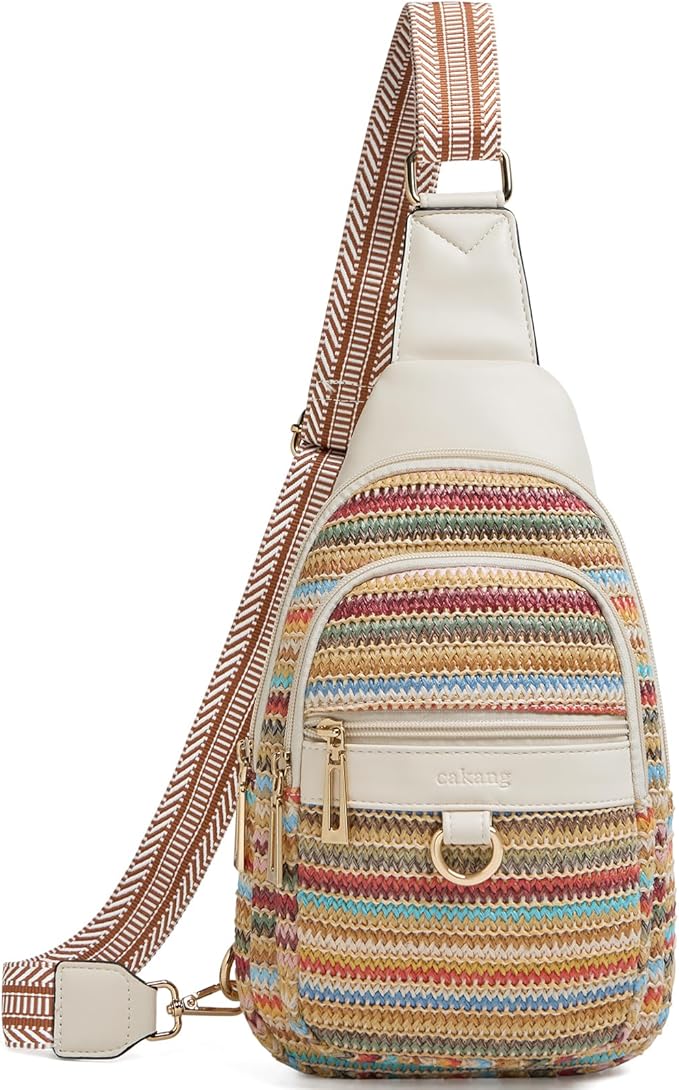 Womens Sling Bag Crossbody Bags for Women Vegan Leather Sling Backpack Daypack Fanny Pack Crossbody Purse Travel