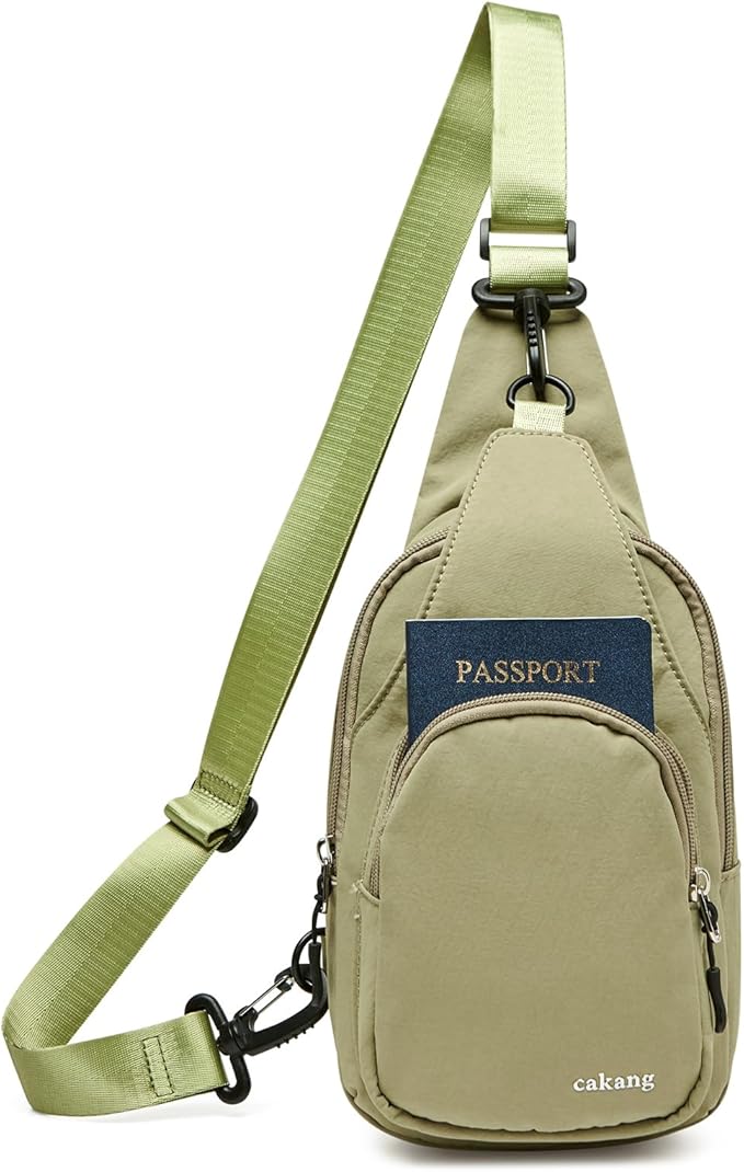 Womens Sling Bag Crossbody Bags for Women Vegan Leather Sling Backpack Daypack Fanny Pack Crossbody Purse Travel