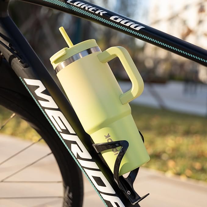 BJPKPK Insulated Tumblers With Handle And Straw 40 oz Stainless Steel Tumbler Cups With Lid,Laguna