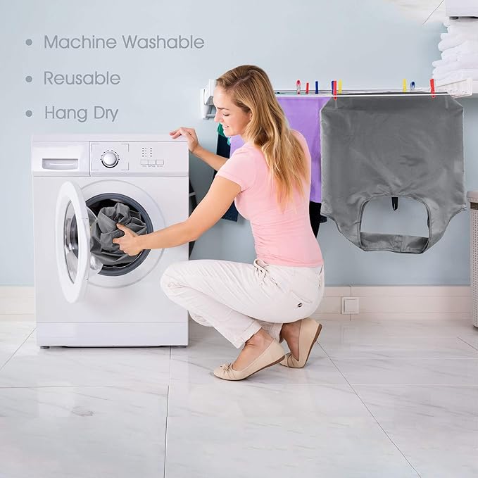 BeeGreen Grey Reusable Shopping Bags for Groceries 10 Pack Reusable Grocery Bags Washable 50LBS folding with Zipper Carry Pouch Tote Gift Bags Durable Polyester