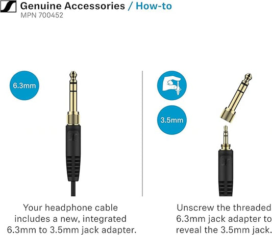 Sennheiser HD 505 - Wired, Over-Ear, with Transparent Sound and Controlled Bass, Enhanced Wearing Comfort, for Music, Work, Gaming, Copper Edition