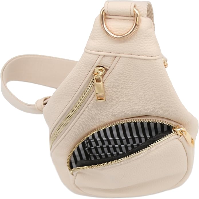 FashionPuzzle Compact Triangle Sling Bag