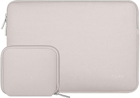 MOSISO Laptop Case 13.3 inch, 13-13.3 inch Laptop Sleeve Bag Compatible with MacBook Air/Pro 13 / Pro 14, HP Dell ASUS Lenovo Notebook, Neoprene Computer Sleeve Bag with Small Case, Rock Gray
