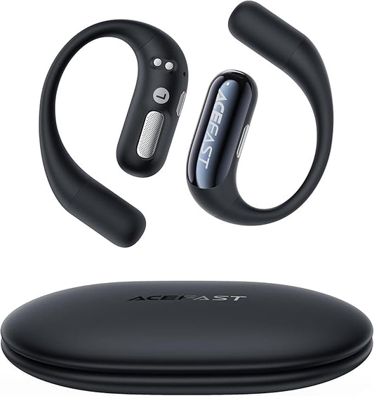 Acefast AceFit Air Open Ear Headphones, Wireless Earbuds with Rich Bass, Bluetooth 5.4 Sports Headphones with Charging Case, 32H Playtime Earbuds IP54 Waterproof for Running, Cycling, Walking, Workout