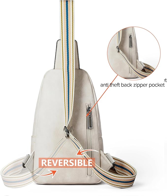 Sling Bag Crossbody Bags for Women Small Cross Body Bag Fanny Packs Chest Sling Purse for Daily Travel Leisure Sport