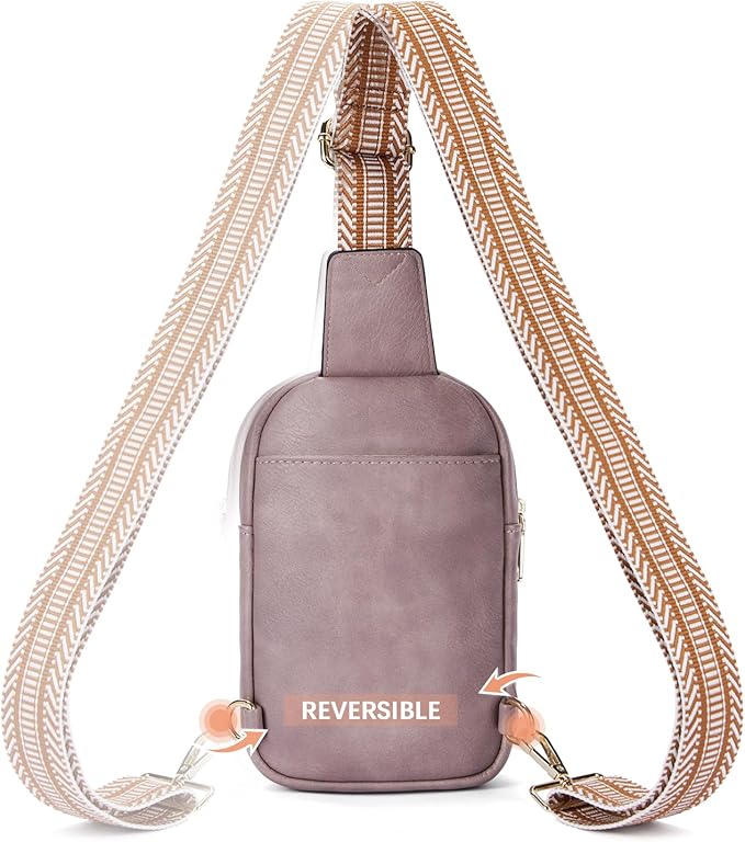 BOSTANTEN Small Sling Bag Crossbody Bags for Women Trendy Crossbody Purse Leather Chest Bag