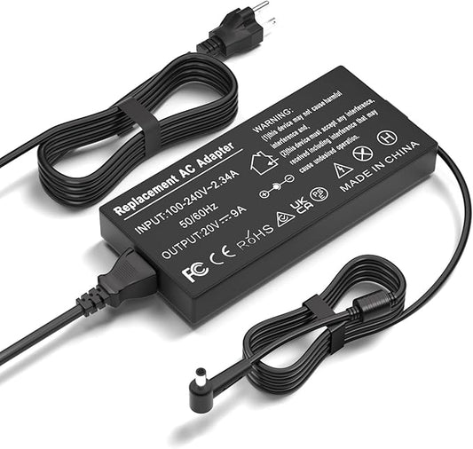 Charger Compatible for Asus ROG Zephyrus G14(2022 2023) GA401 GA401I GA401Q GA401QM GA401QEC GA401IV GA401IVC GA401II GA401IH GA401IU G15 G531GT GA502 GA502D ADP-180TB H Gaming Laptop 180W