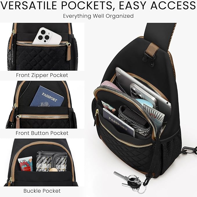 Small Crossbody Purses Bags for Women Men Travel, Chest Sling Bag Women Casual Cross Body Bag for Woman Sling Backpack
